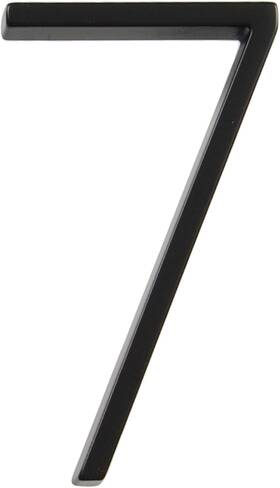 843197 Hillman Distinctions Black Floating Mount 5-inch House Number Old Model