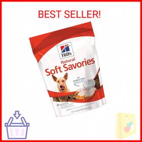 Hills 052742336107 Natural Soft Savories All Life Stages Great Taste Dog Treats Chicken