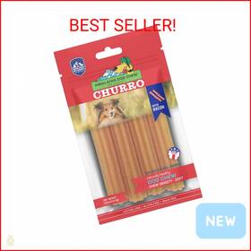 52114 Himalayan Dog Chew Churro Yak Cheese Chews 100% Natural Long Lasting Glut