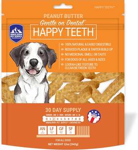 531128 Himalayan Dog Chew Happy Teeth Peanut Butter Dental Chews - Cleaning