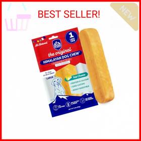 Himalayan Dog Chew 689466028959 Original Yak Cheese 1 Large Stick 3.3 Oz Gluten Free