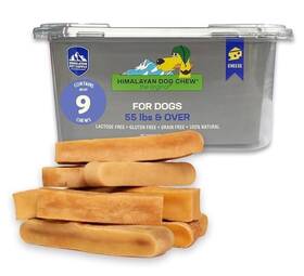Himalayan Dog Chew 864225000036 Yak Treats Xl Dogs 100% Natural Milk Cheese Chews 9 Ct Pack