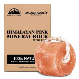 Himalayan Nature 818581016132 Salt Lick For All Animals 100% Natural Pure Rock Horses Rabbits