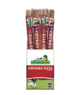 521312 Himalayan Pet Supply Churro Stix With Bacon Dog Treat - 10-inch 12-count Case