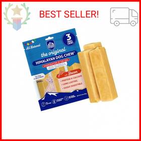 Hmy00765 Himalayan Pet Supply Chew Original Yak Cheese Bacon 3 Small Sticks 1.1 Oz Gluten F