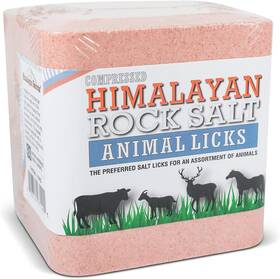 Himalayan Secrets 445045770724 5.5lb 2.5kg Compressed Pink Salt Lick For Lives