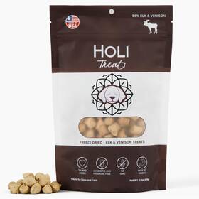 Holi 850020648955 Elk Venison Freeze Dried Dog Treats - All Natural And Wild Caught Vit