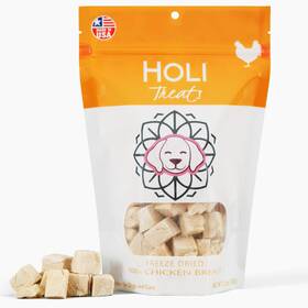 Holi B08ptmmm1m Freeze Dried Chicken Breast Dog Treats. Single Ingredient