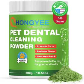 Care-3001 Hongyee Dog Teeth Cleaning Powder 300g Package Dental Plaque Off For