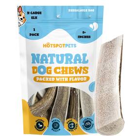 Hotspot Pets 688957297478 Antlers For Dogs Large - Premium Elk 40 Lbs Naturally Shed A