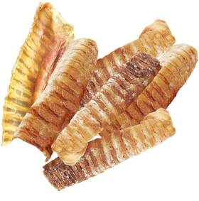 Hotspot Pets 688957297614 Premium Beef Trachea For Dogs 6 Inch Strips Split - 20 Pack All Natural Grass-fe