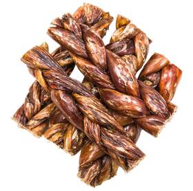 Hotspot Pets 688957297621 Thick Esophagus Braided Sticks Dog Chews - All Natural Beef From Grass