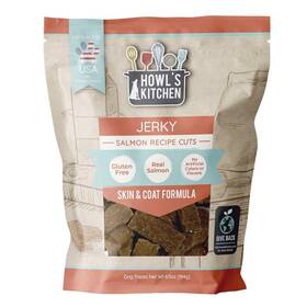 At366 Howls Kitchen 015958992062 Dog Treats Jerky Salmon Cuts Brown