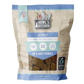 At365 Howls Kitchen Jerky Treats 12 Oz Bag 1 Count Real Beef Flavor Hip And Joint