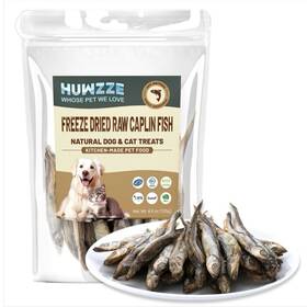 Agf-f0002 Huwzze Freeze Dried Raw Caplin Fish Treats All Natural 4.6 Oz