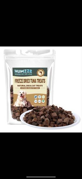 Agf-f0003 Huwzze Freeze Dried Tuna Treats All Natural 5.5 Oz