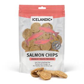 Ift-00188 Icelandic Fish Chips Salmon 2.5oz - Dog Treats For Medium-large Dogs