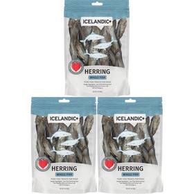 Ift-00192 Icelandic Herring Whole Fish Dog Treat 3-oz Bag 3 Pack