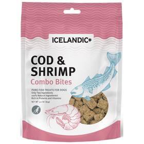 Ift-00207 Icelandic Cod And Shrimp Combo Bites Dog Treat 3.0-oz Bag