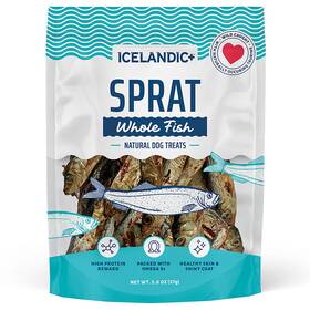 Ift-00248 Icelandic Whole Fish Sprat - 2oz Bag Wild-caught Air-dried Crunchy Dog Treats