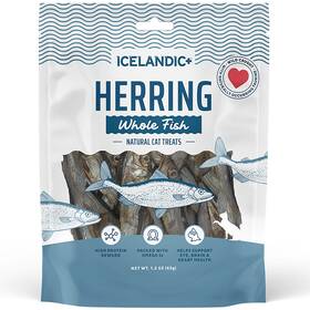 Iftc-00425 Icelandic Whole Fish Herring - 1oz Bag Cat Treats Pure Wild-caught