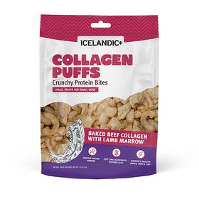 Ilh-00231 Icelandic Collagen Puffs Baked Beef With Lamb Marrow 1.3oz Dog Treats