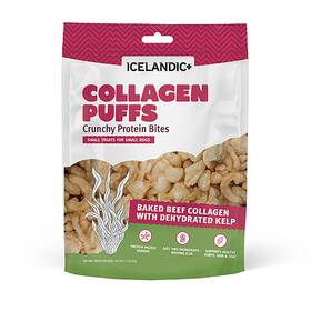 Ilh-00233 Icelandic Baked Beef Collagen With Dehydrated Kelp 1.3oz - Small Dog Treats