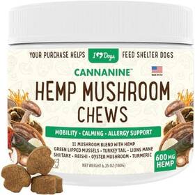 B0cv62dnvx Iheartdogs Hemp Mushroom Chews - Mobility Calming Immune Support For Dogs