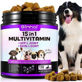 Immal 018734844856 15 In 1 Dog Multivitamins And Supplements Hip Joint Supplement 150 Chew
