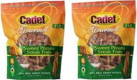 Ims Trading Corp 445051965923 2 Pack Cadet Sweet Potato Steak Fries Dog Snack - 2-pound Each