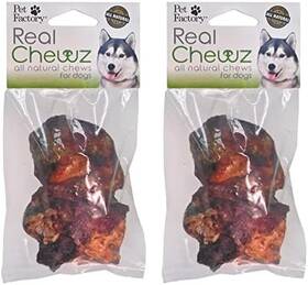 16304  Inc. Real Chewz Knee Caps Dog Chew Treats 100% All-natural - 2 Count/1 Pack