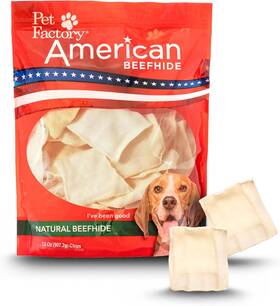38340  Inc. American Beefhide Chips Dog Chew Treats - Natural Flavor 32 Oz