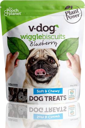 Inc. 445023838880 Vegan Soft And Chewy Wiggle Dog Biscuits - Training Treats Small Medium A