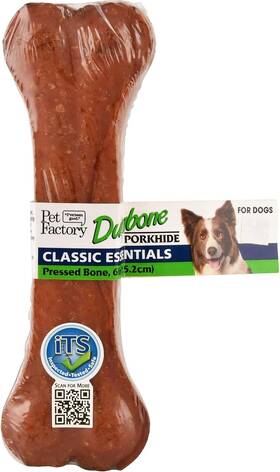 49906  Inc. Classic Essentials Porkhide 6 Inch Durabone Dog Chew Treat For Aggressive Chewers