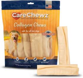 78428  Inc. Carechewz Collagen 6-7 Inch Small Wraps Dog Chew Treats - Natural Flavor 12 Count/1