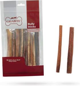 Pbh-06-10  Inc. Gigabite 6 Inch Natural Odor Bully Sticks Treats 10 Pack All Free Ran