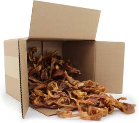Pes-02t  Inc. Gigabite Roasted Pig Ear Strips For Dogs - Natural Dog Chews St
