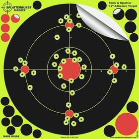 Ss12010 Inc 12 Inch Stick And Splatter Self Adhesive Shooting Targets - Gun Rifle Pistol
