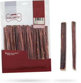 Tep-06-40  Inc. Gigabite 6 Inch Beef Gullet Jerky Sticks 40 Pack - All Natural Free Range