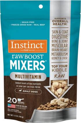 Instinct 769949600640 5.5oz Rawboost Mixers Multivitamin Topper For Adult Dogs