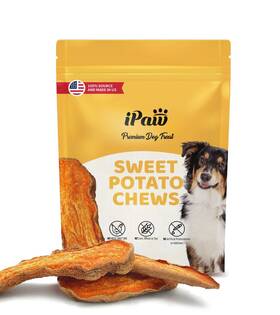 Ipaw 195549000601 Dog Sweet Potato Chews Made In Usa Single Ingredient Treats For Vegetari