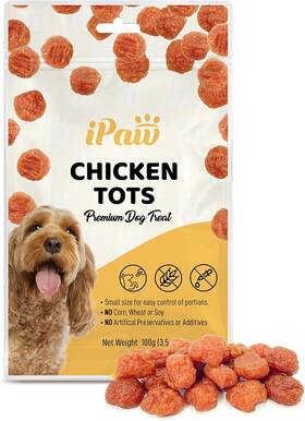 Ipaw 313048181137 Chicken Tots Dog Treats For Puppy Training All Natural Human Grade Treat H