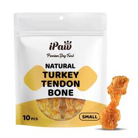 Ipaw 810175530901 Turkey Tendon For Dogs 10 Pcs Value Pack Ingredient Sourced From Usa Hypoal