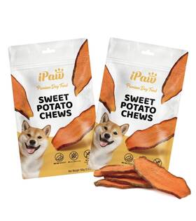 Iptsp-2tw Ipaw Sweet Potato Chews Single Ingredient Dog Treats For Vegetarian All Nat