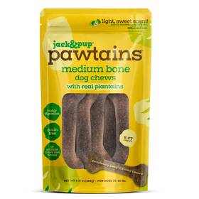 Jack & Pup 810044056129 Jack&pup Pawtains Made From Real Plantains - Irresistible Aroma And Flavor