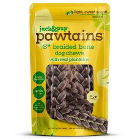 Jack & Pup 810044056136 Jack&pup Pawtains Made From Real Plantains - Irresistible Aroma And Flavor