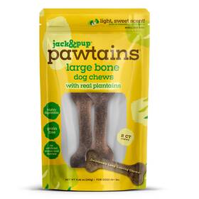 Jack & Pup 810044056402 Jack&pup Pawtains Made From Real Plantains - Irresistible Aroma And Flavor