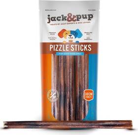 Jack & Pup 850004349311 12 Inch Thick Bully Sticks For Large Dogs Odor Free Long Lasting 10 Pack