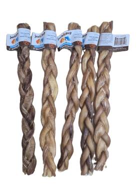 Fr544 Jack & Pup 5pc Thick Braided 12in Bully Sticks By And