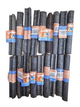 J6bdc01 Jack&pup Set Of 18pc - And Bully Dental Chew With Filling 6in Long